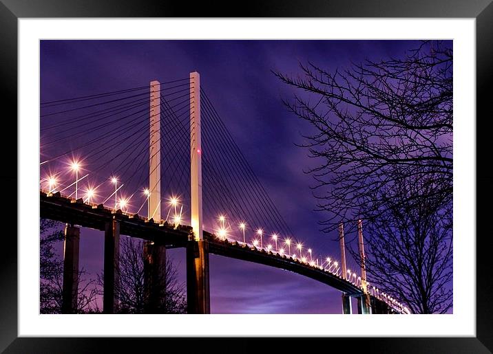 Dartford River Crossing Framed Mounted Print by Richard Cruttwell