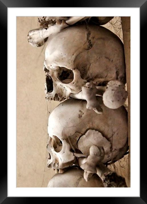 Sedlec Ossuary, Czech Republic Framed Mounted Print by Richard Cruttwell