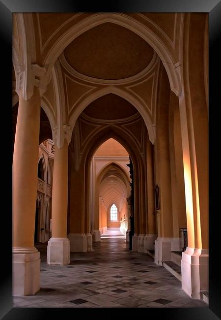 Sedlec Cathedral Framed Print by Richard Cruttwell