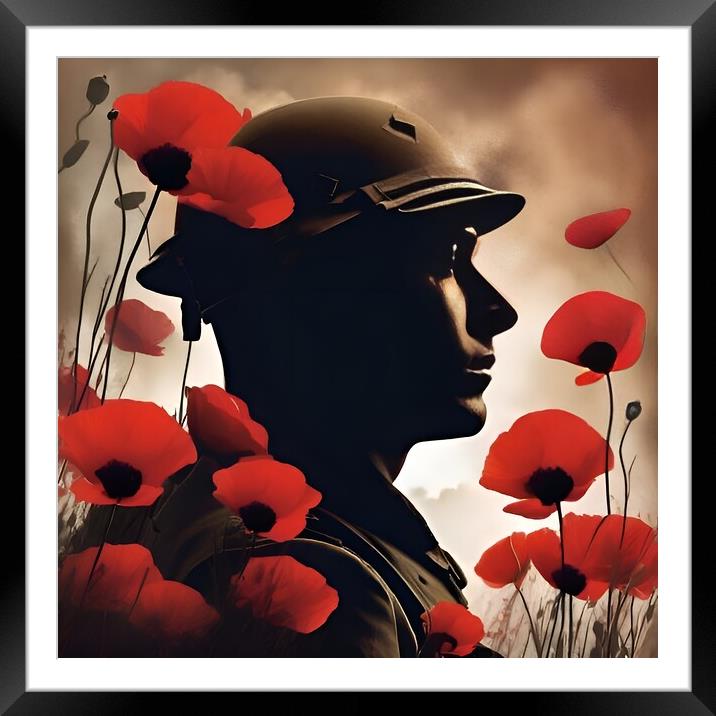 Lest we forget Framed Mounted Print by Scott Anderson