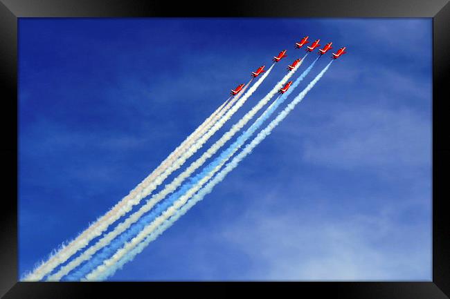 Red Arrows Framed Print by Scott Anderson