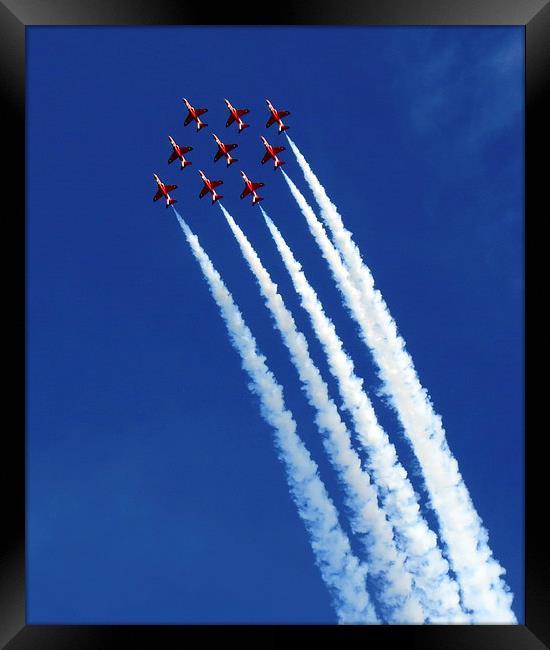 Red Arrows Framed Print by Scott Anderson