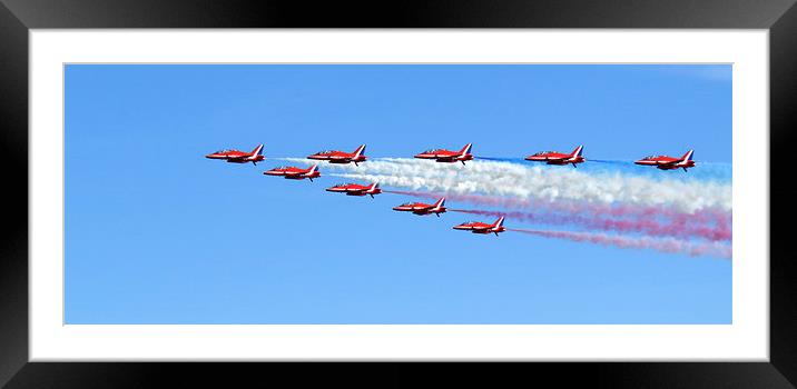 Red Arrows Framed Mounted Print by Scott Anderson