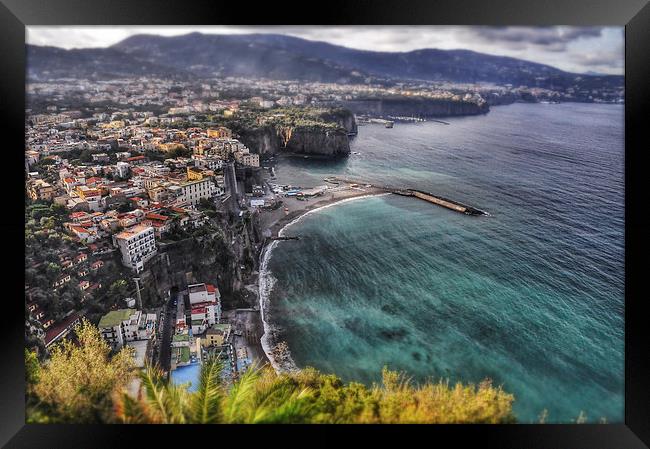 Sorrento View Framed Print by Scott Anderson