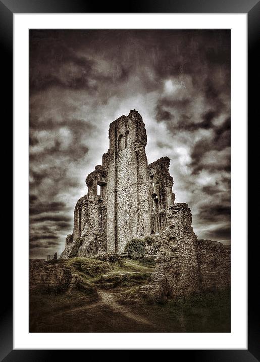 Corfe Castle Framed Mounted Print by Scott Anderson