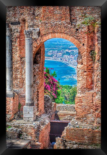 Taormina, Sicily, Italy Framed Print by Scott Anderson