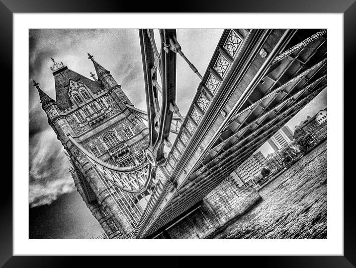 London Tower Bridge Framed Mounted Print by Scott Anderson