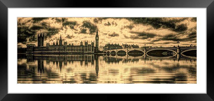 Houses of Parliament Framed Mounted Print by Scott Anderson