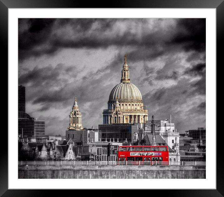  London Icons Framed Mounted Print by Scott Anderson