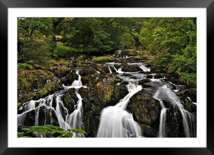  Swallow Falls Framed Mounted Print by Scott Anderson