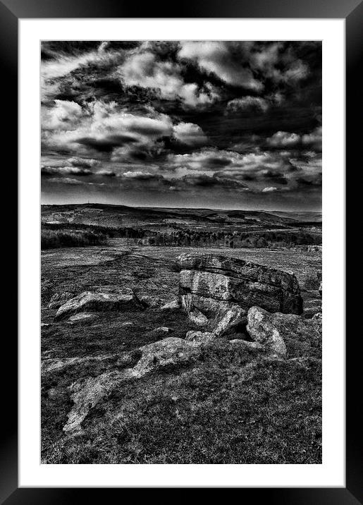 Peak District View Framed Mounted Print by Scott Anderson