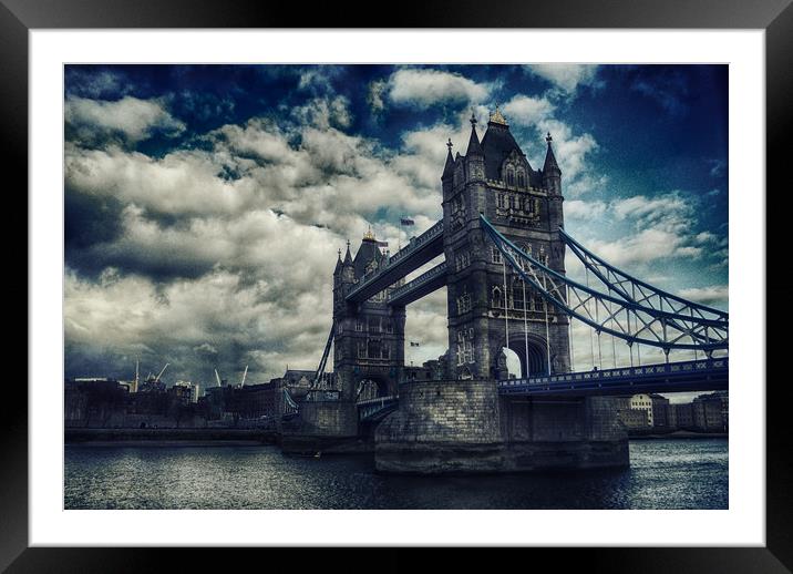 Tower Bridge Framed Mounted Print by Scott Anderson