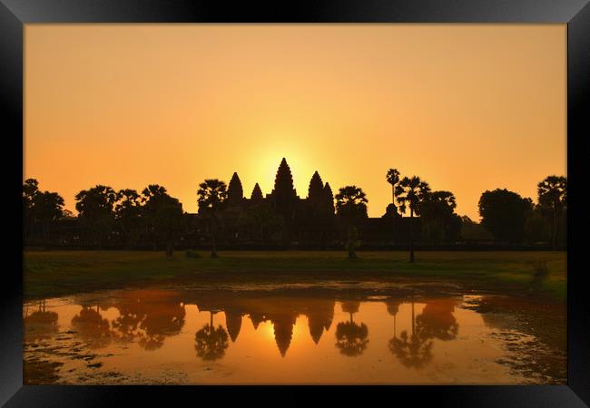 Angkor Wat Framed Print by Scott Anderson