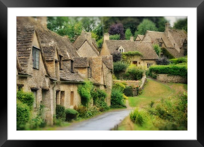 Arlington Row Cottages Framed Mounted Print by Scott Anderson