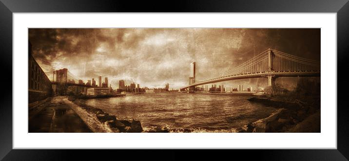 New York Panorama  Framed Mounted Print by Scott Anderson