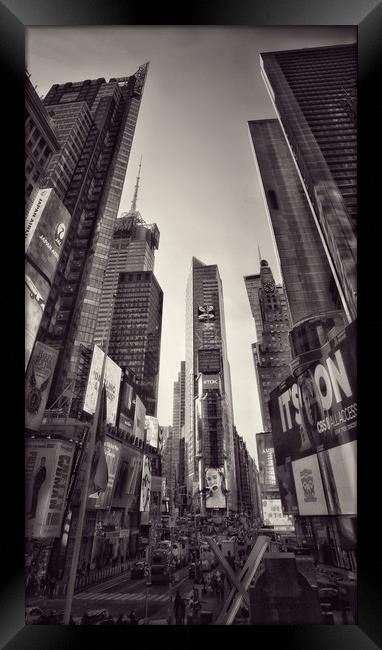 Times Square, New York City  Framed Print by Scott Anderson