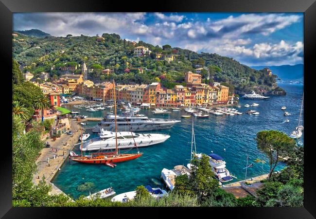 Portofino, Italy Framed Print by Scott Anderson