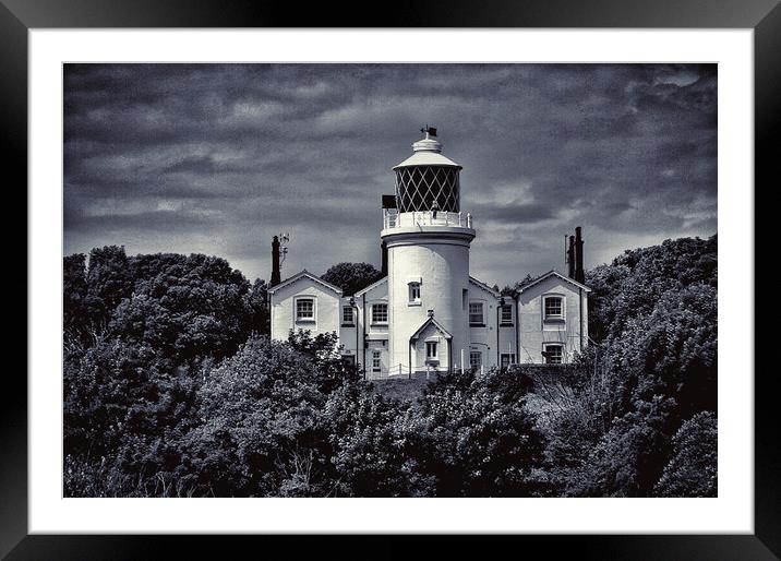 Lowestoft Lighthouse Framed Mounted Print by Scott Anderson