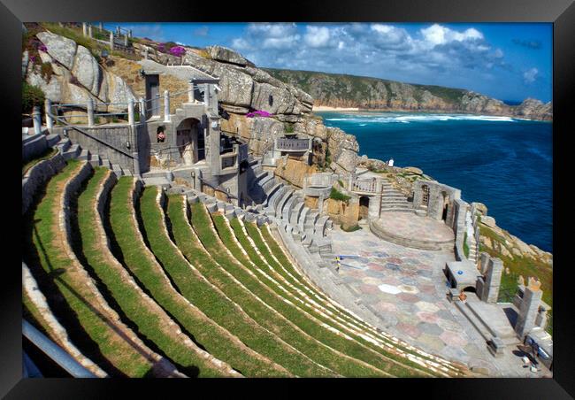 Minack Theatre, Cornwall Framed Print by Scott Anderson