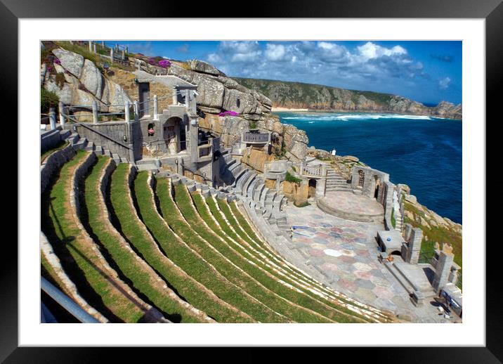 Minack Theatre, Cornwall Framed Mounted Print by Scott Anderson