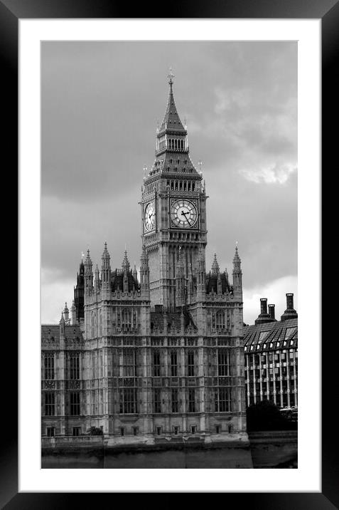 Big Ben in London Framed Mounted Print by Scott Anderson