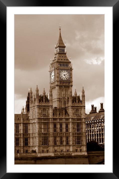 Big Ben Framed Mounted Print by Scott Anderson