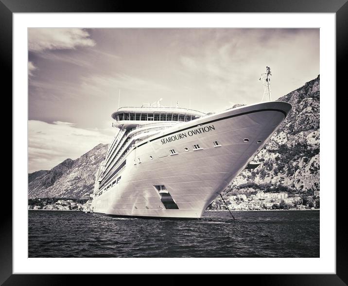 Seabourn Ovation  Framed Mounted Print by Scott Anderson