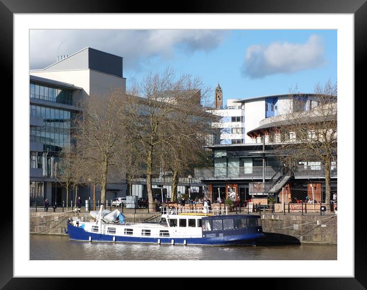 Hannover Quay Bristol Framed Mounted Print by Stephen Cocking