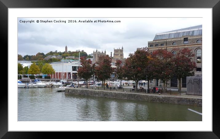 Bristol in Autumn Framed Mounted Print by Stephen Cocking