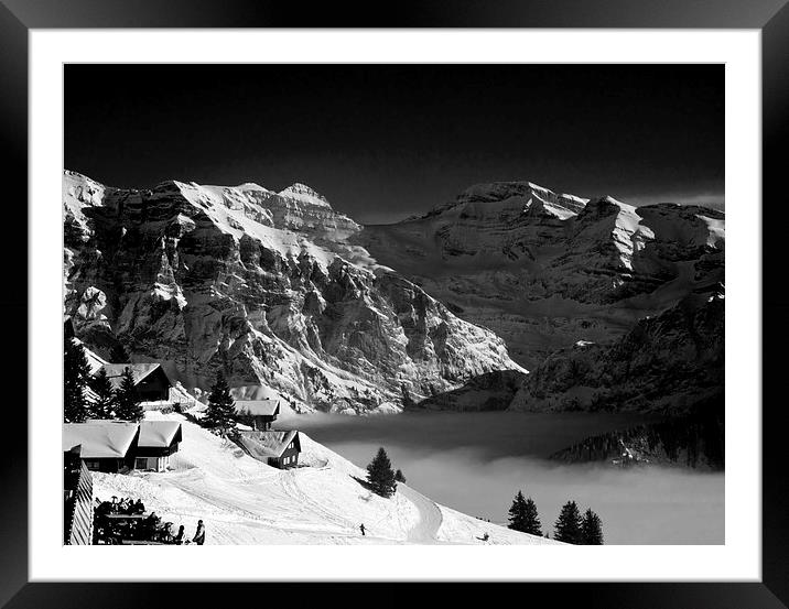  Epic alpine walls Framed Mounted Print by Andy Armitage
