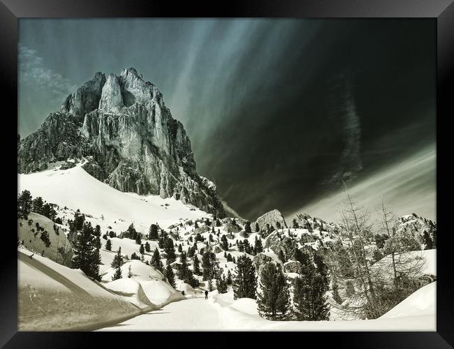 The Stone City of the Dolomites Framed Print by Andy Armitage