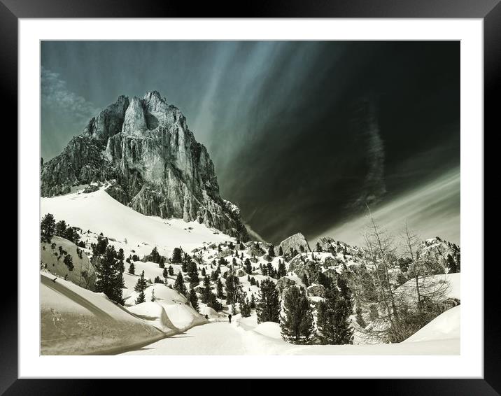 The Stone City of the Dolomites Framed Mounted Print by Andy Armitage
