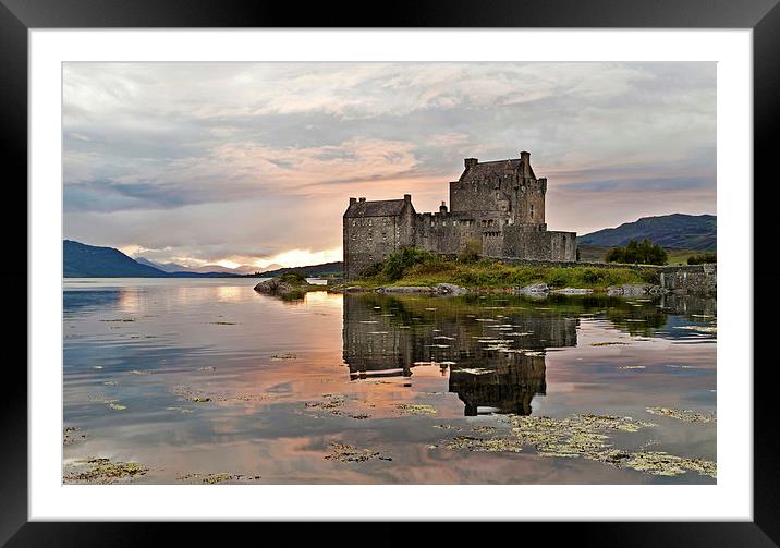 Eilean Donan Sunset Framed Mounted Print by Stuart Blance