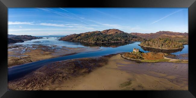 Castle Tioram Framed Print by Dan Ward