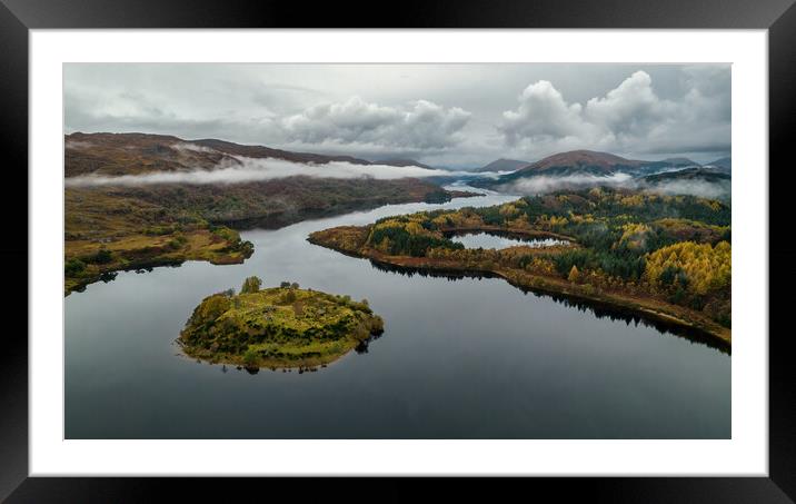 Autumn at Loch Shiel Framed Mounted Print by Dan Ward