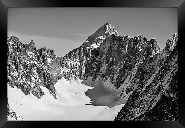  Mont Dolent, Chamonix Framed Print by Dan Ward