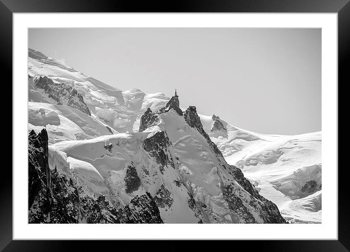  Aiguille Du Midi, Chamonix Framed Mounted Print by Dan Ward