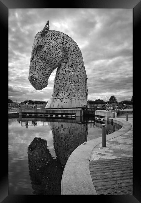 The Kelpies, Scotland Framed Print by Dan Ward