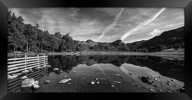 Blea Tarn Reflections, The Lake District Framed Print by Dan Ward
