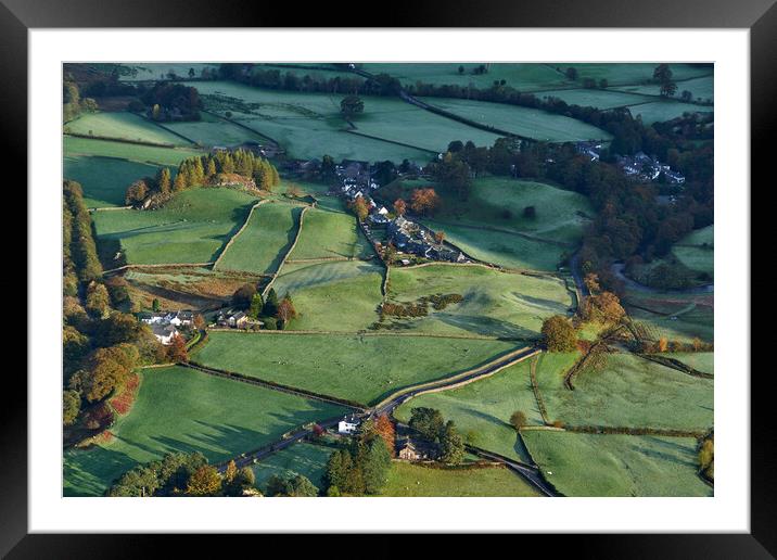 Early morning light over Borrowdale, The Lake District Framed Mounted Print by Dan Ward
