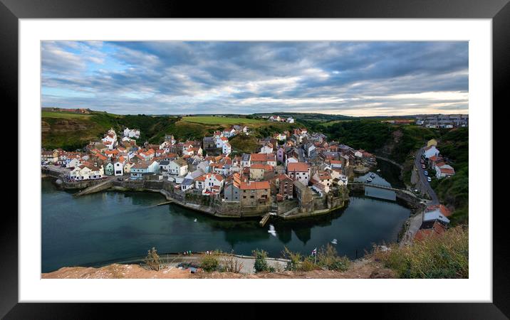 Staithes, North Yorkshire Framed Mounted Print by Dan Ward