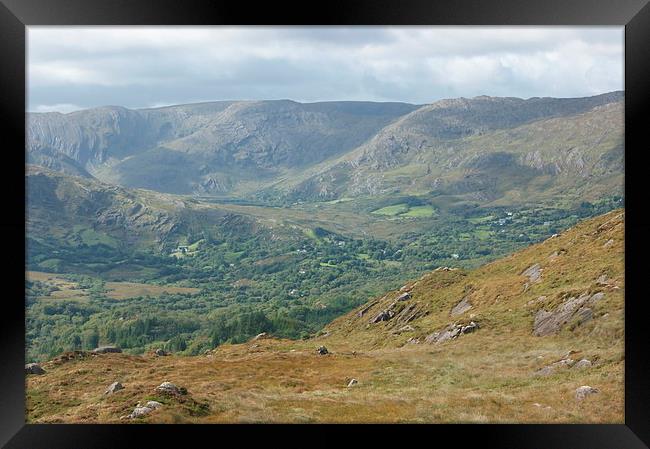 Ireland, 40 Shades of Green Framed Print by Kelly Cronin