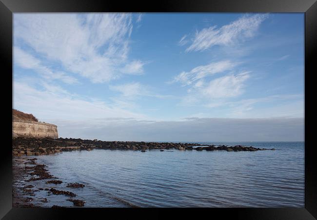 Runswick Bay Coast Framed Print by Kris Armitage