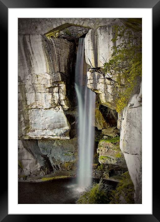  Water Fall At Lovers Leap Framed Mounted Print by Tom and Dawn Gari