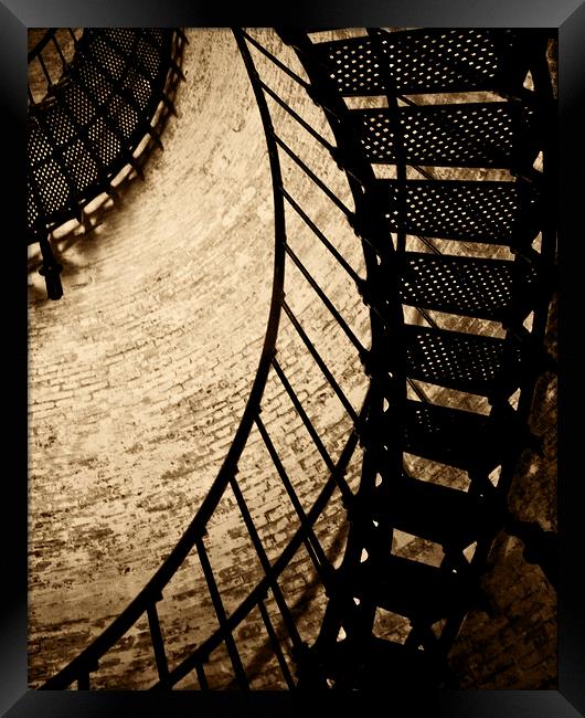  Abstract Stairs Framed Print by Tom and Dawn Gari