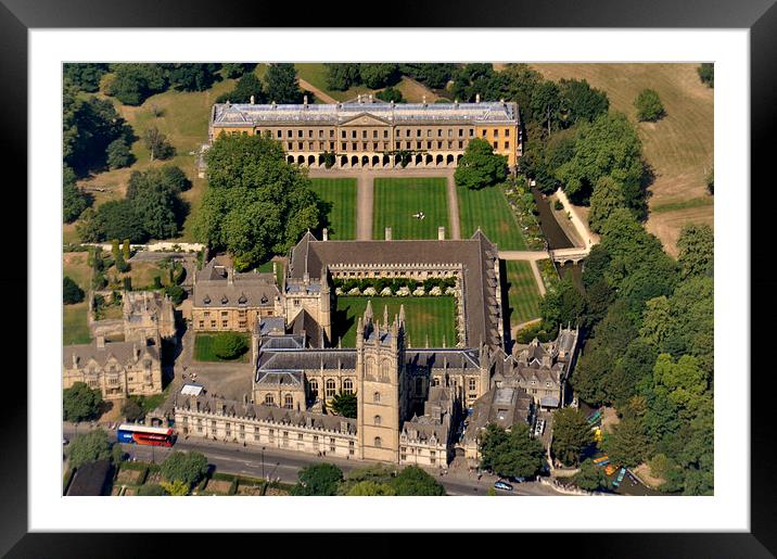 Magdalen College Oxford Framed Mounted Print by Gurinder Punn