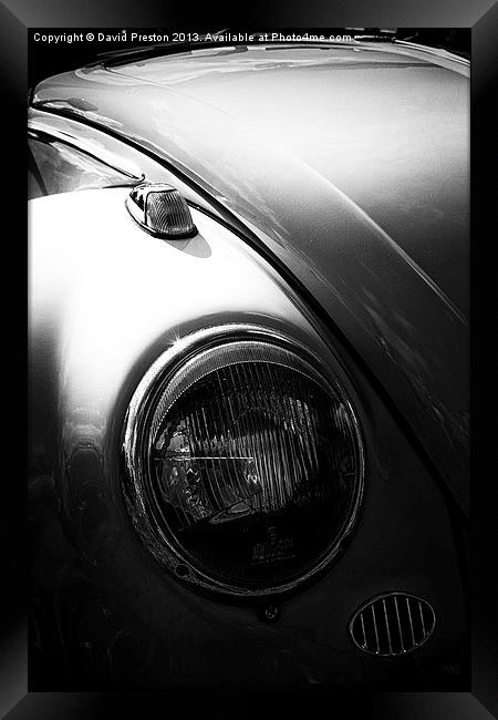 VW Beetle Framed Print by David Preston