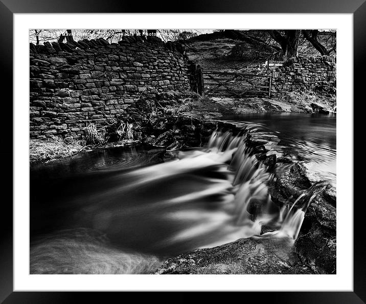 River Colne Eastergate Marsden Framed Mounted Print by David Preston