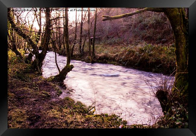 River Garw Framed Print by Richard Parry