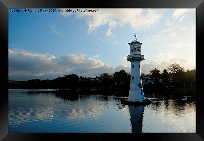 Captain Scott Lighthouse Framed Print by Richard Parry